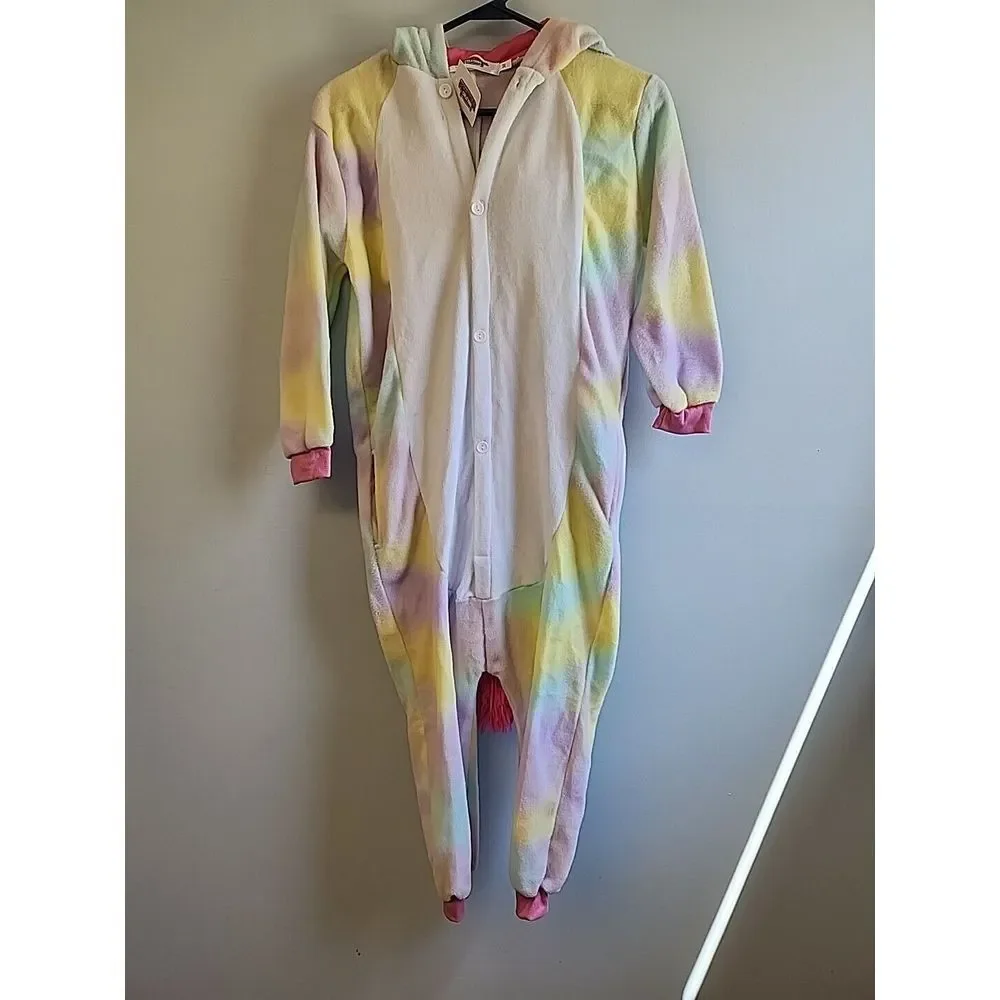 Childs M Pastel Unicorn Costume w Pockets Halloween, Dress up,‎ Party, Cosplay